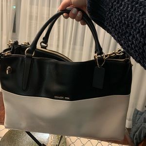 COACH Borough Bag in Colorblock Crossgrain Leather